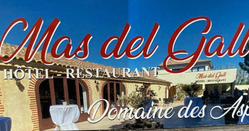 Hotel Restaurant Mas Del Gall Castelnou Exterior photo